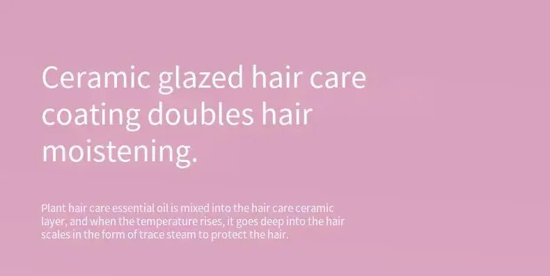 Fully Automatic Curling Iron Anti-Tangle Hair Curler with Negative Ions Latest Curling Wand Hair Curler for long-lasting styling