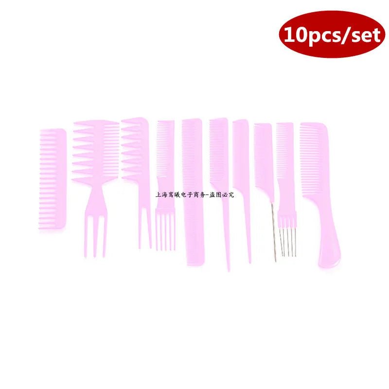 New Arrivals Men Women Beauty Salon Hair Styling Hairdressing Black Plastic Brush Combs Anti-static Hairbrush Modelling Tools