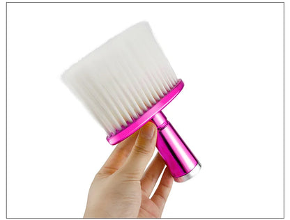 Soft Hair Brush Neck Face Duster Hairdressing Hair Cutting Broken Hair Cleaning Brush for Barber Salon Hairdressing Styling Tool