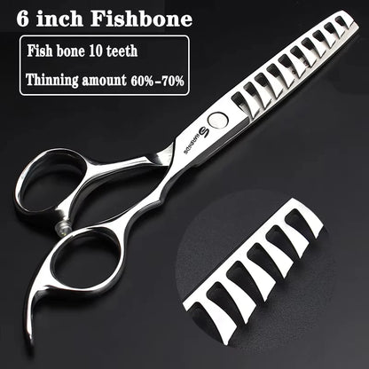 Cutting Thinning 6inch/6.5/7inch/7.5 inch Scissors Japan Professional hairdressing Scissors Barber Sharp Hair Cutting Shears
