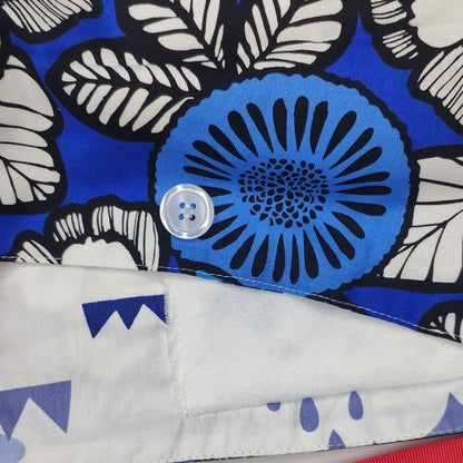 Printed Surgical Cap Scrub Cotton With Button Doctor Wrap Long Hair Adjustable Lace-up Women Beauty Care Hospital Accessories