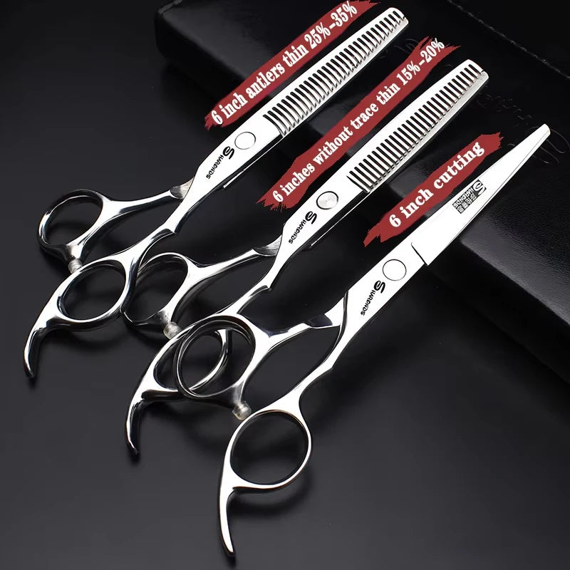 Cutting Thinning 6inch/6.5/7inch/7.5 inch Scissors Japan Professional hairdressing Scissors Barber Sharp Hair Cutting Shears