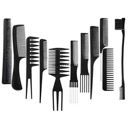 New Arrivals Men Women Beauty Salon Hair Styling Hairdressing Black Plastic Brush Combs Anti-static Hairbrush Modelling Tools
