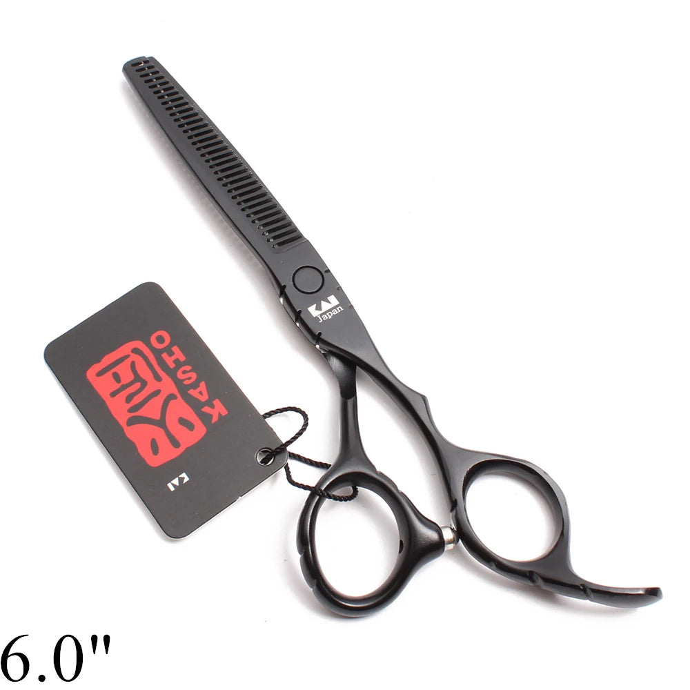 Barber Scissors Professional 5.5" 6" JP Stainless Cutting Shears Thinning Shears Hairdressing Scissors Haircut Set Makas H1010