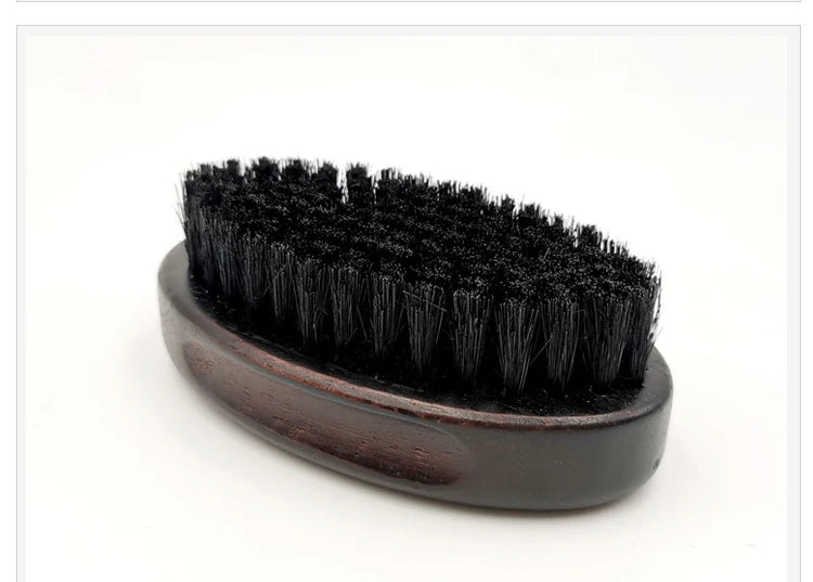 Fur Boar Hair Brush Men Bristle Wild Natural Barbershop Cleaning Professional Beard Brush Boar Soft Hairbrush Hair Styling Tools