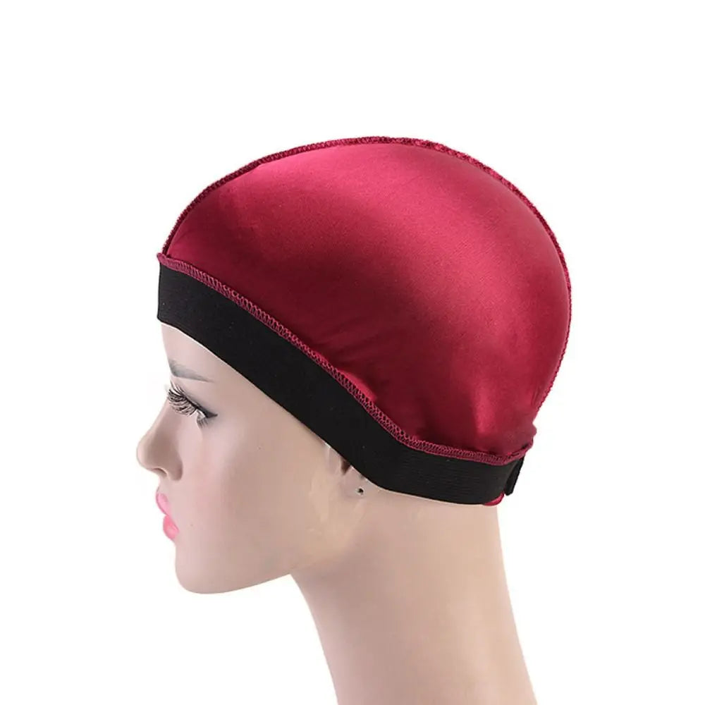 Men Pure Color Caps Durag Hats Bonnet Elastic Breathable Wave Caps Polyester Multicolor Durag Cap Men Outdoor Wave Caps
