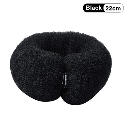 Fashion Hair Bun Maker Donut Magic Foam Sponge Easy Big Ring Hair Styling Tools Elastic Polyester Hair Band Accessories