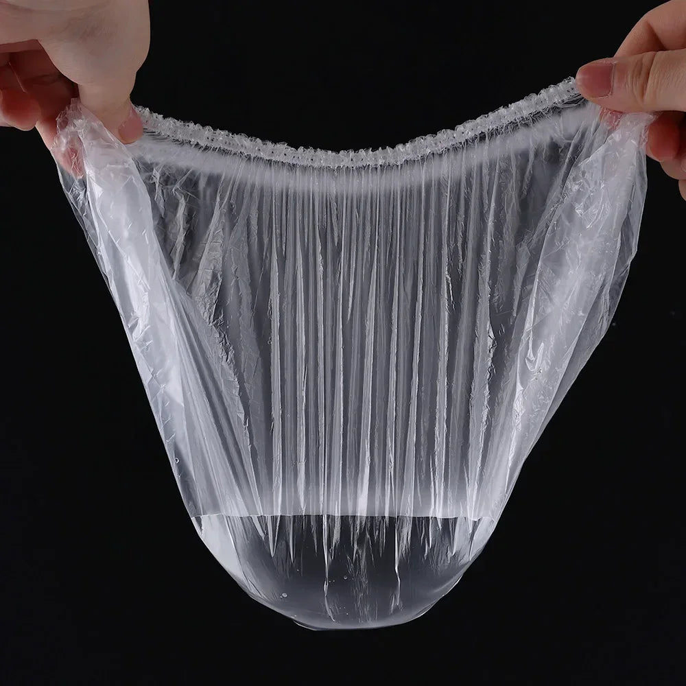 Hotel Sauna Shower Cap Salon Satin Hat to Sleep Bonnets Silk Hood Plastic Disposable Hair Caps Bathroom Water Proof Spa Woman