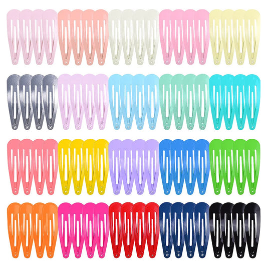 10Pcs Solid Colors BB Hairclips Girls Y2K Cute Small Barrettes Women Simple Metal Snap Clip Headdress Children Hair Accessories