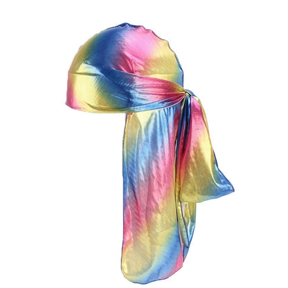 Single-Layer Shower Cap Women Satin Bonnet Sleeping Hat Female Hair Protect Hat Confinement Cap Head Cover Bathroom Accessories