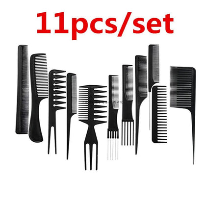 New Arrivals Men Women Beauty Salon Hair Styling Hairdressing Black Plastic Brush Combs Anti-static Hairbrush Modelling Tools