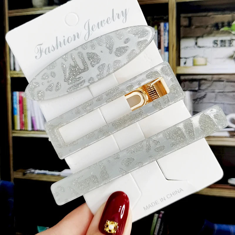 2/3pcs Hair Clip Set Acetate Hairpin Women Hair Accessories Jewelry Korean Femme Barrettes Hairgrip For Woman Girls Headwear