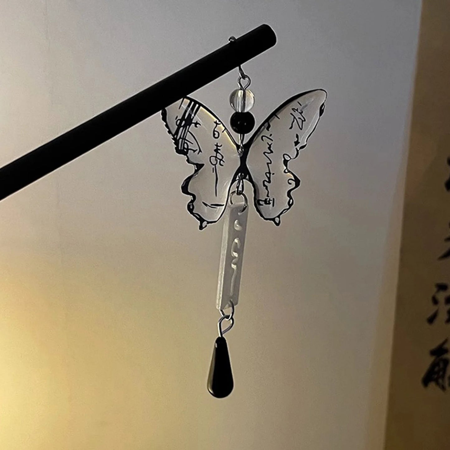 Vintage Chinese Style Wooden Hair Sticks for Women Girls Moon Tassel Hairpin Hair Clip Hanfu Headwear Jewelry Hair Accessories