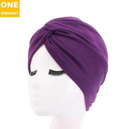 Boho Cotton Sleeping Cap Night Hat Head Cover Bonnet Satin Cheveux Nuit For Curly Hair Care Women Beauty Maintenance Designer