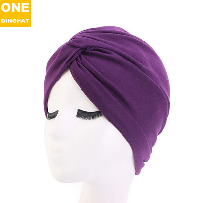 Boho Cotton Sleeping Cap Night Hat Head Cover Bonnet Satin Cheveux Nuit For Curly Hair Care Women Beauty Maintenance Designer