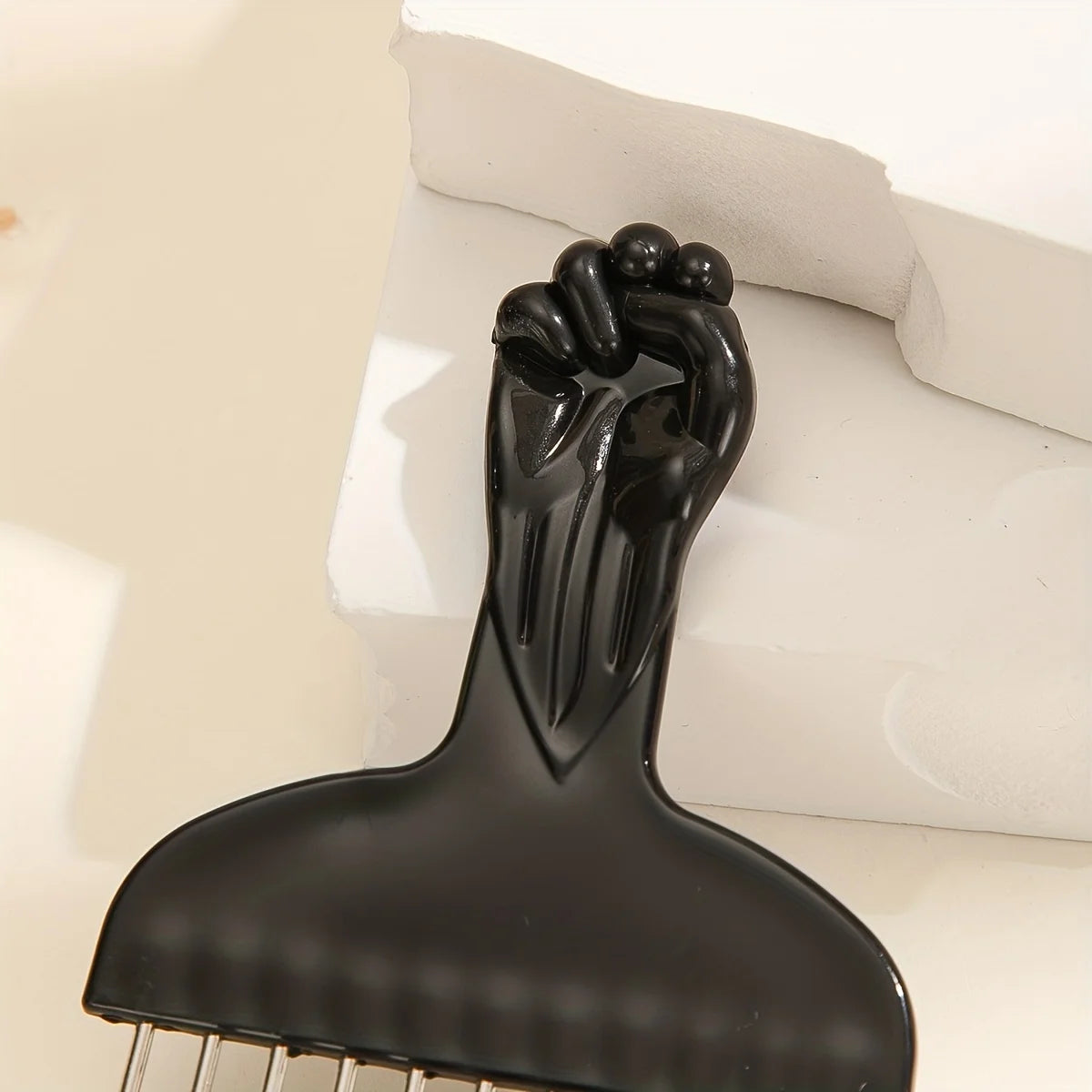 Oil Comb for Men - Professional Hair Styling Tool with Needle Tail Fork Comb for Barber Salon and Home Use