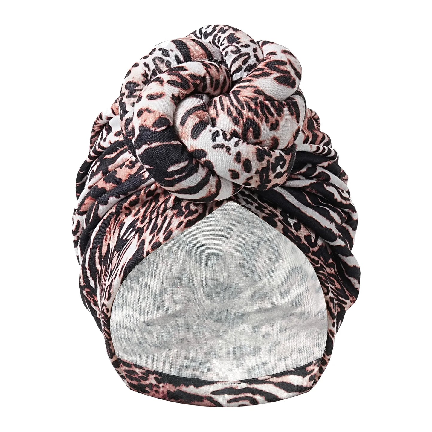 New African Turban for Women Large Flower Stretch Turban Headwrap Beanie Hat Ladies Turbante Mujer Bandanas Chemo Cap Head Cover