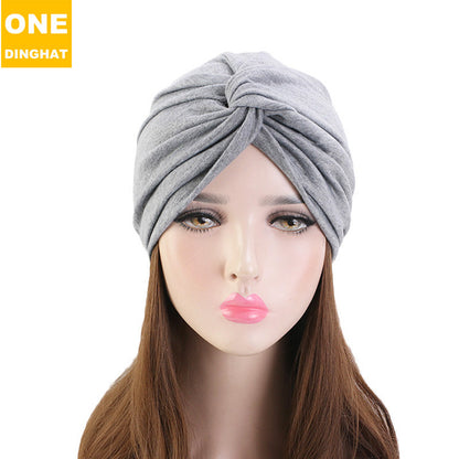 Boho Cotton Sleeping Cap Night Hat Head Cover Bonnet Satin Cheveux Nuit For Curly Hair Care Women Beauty Maintenance Designer
