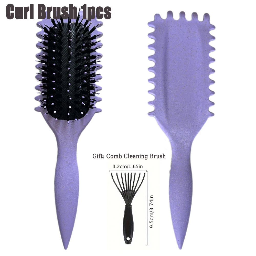 Curl Define Styling Brush brosse cheveux femme Detangling Hair Brush Tangled Hair Comb Shaping Defining Curl Barber Styling Tool
