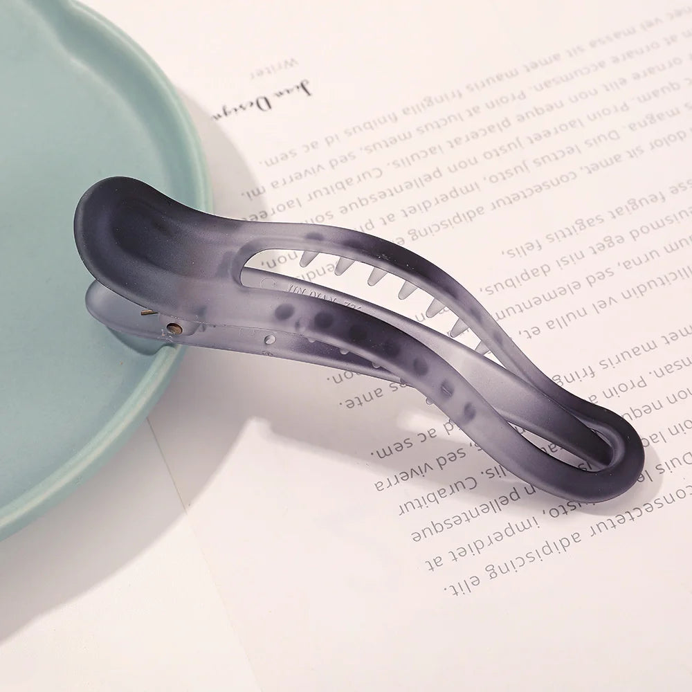 Women Large Hair Clamp Hair Clip Seamless Plastic Duckbill Claw for Women Girls Simple Hairpins Styling Tools Hair Accessories