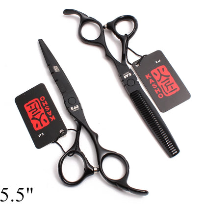 Barber Scissors Professional 5.5" 6" JP Stainless Cutting Shears Thinning Shears Hairdressing Scissors Haircut Set Makas H1010