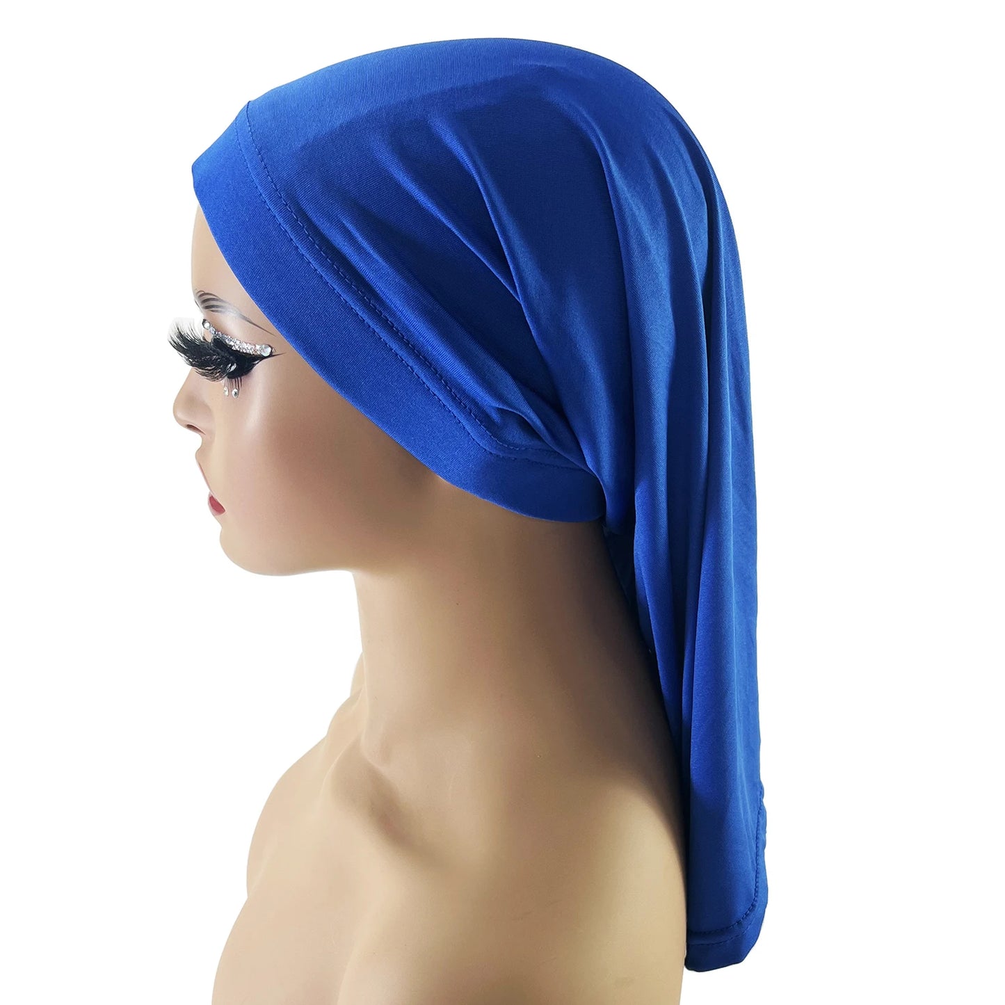 Loccap Unixes Braids Dreadlocks Opening at both ends Spandex Long Tail Bonnet Cap