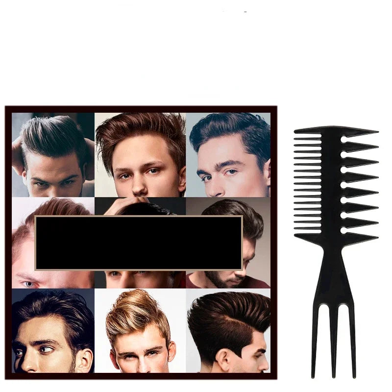 Double Side Professional Tooth Combs Fish Bone Shape Hair Brush Barber Hair Dyeing Cutting Coloring Brush Man Hairstyling Tool