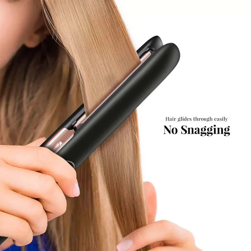 Ionic Hair Straightener Curler Keratin Treatment Hair Flat Irons for Frizzy Hair Recovers Damage Straightening Iron