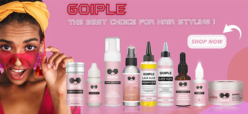 GOIPLE Broken Hair Finishing Cream Clay Styling Accessories Non Greasy Edge Control Custom Logo Natural Smooth Wax Stick For Wig