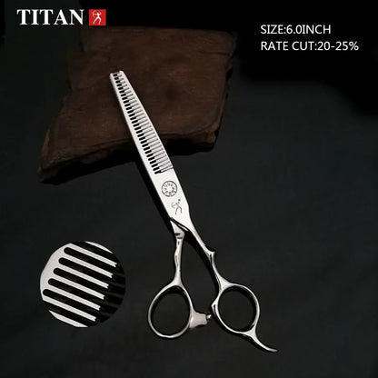 Titan professional barber hair scissor salon cutting  scissors hairdressing scissors Japan vg10 steel