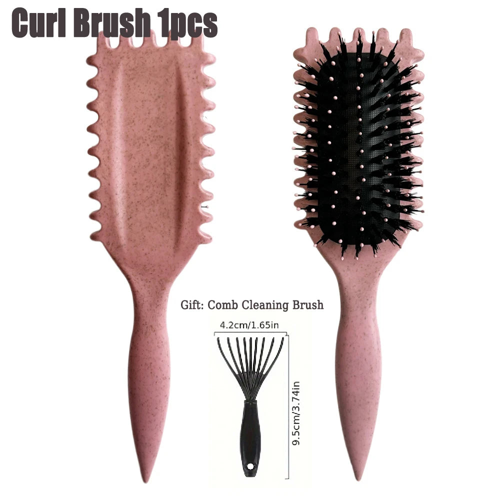 Curl Define Styling Brush brosse cheveux femme Detangling Hair Brush Tangled Hair Comb Shaping Defining Curl Barber Styling Tool