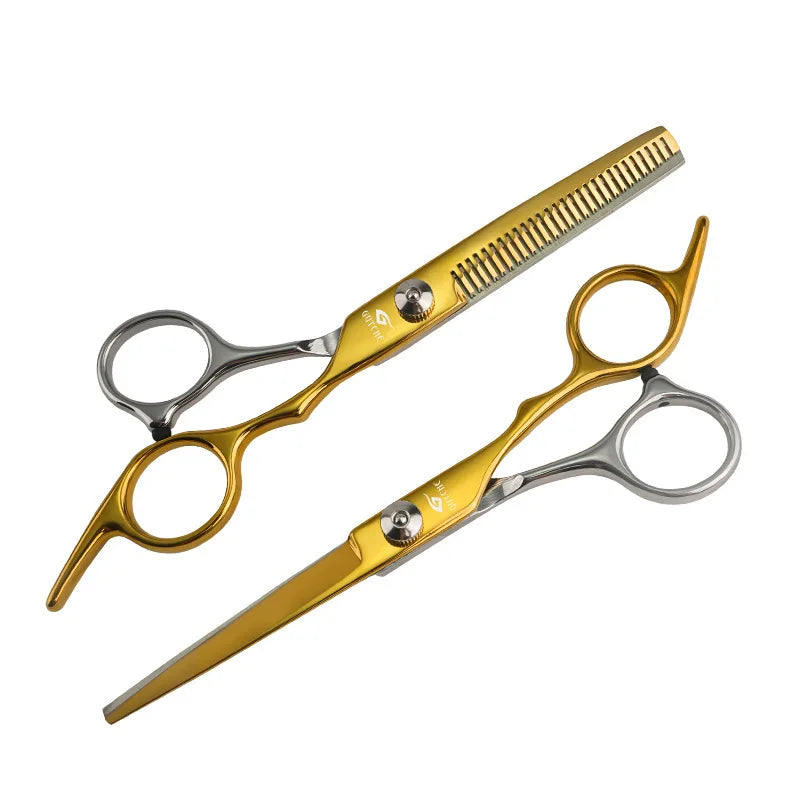 Hair Scissors 6.5 Professional Hairdressing Scissors Thinning Barber Scissor Set Hair Cutting Scissors