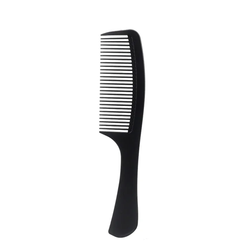 Black Professional Hair Brush Hard Carbon Cutting Comb Heat Resistant Salon Hair Brushes Barber Pin Tail Antistatic Combs Men