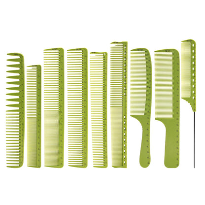 1/9PCS Hairdressing Clipper Comb Anti Static Flat Top Comb for Hair Cutting Professional Salon Beauty Tools Practical Comb