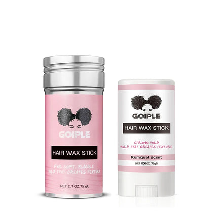GOIPLE Broken Hair Finishing Cream Clay Styling Accessories Non Greasy Edge Control Custom Logo Natural Smooth Wax Stick For Wig