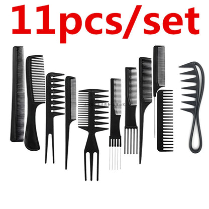 New Arrivals Men Women Beauty Salon Hair Styling Hairdressing Black Plastic Brush Combs Anti-static Hairbrush Modelling Tools