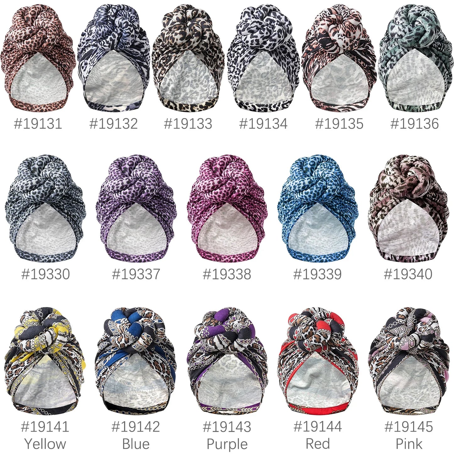 New African Turban for Women Large Flower Stretch Turban Headwrap Beanie Hat Ladies Turbante Mujer Bandanas Chemo Cap Head Cover