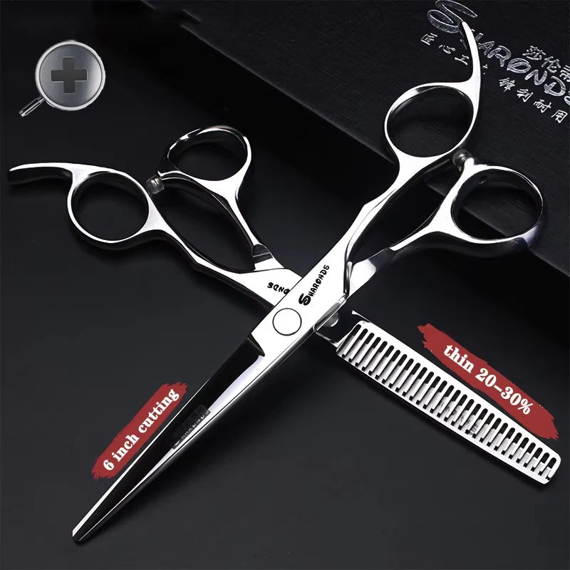 Cutting Thinning 6inch/6.5/7inch/7.5 inch Scissors Japan Professional hairdressing Scissors Barber Sharp Hair Cutting Shears