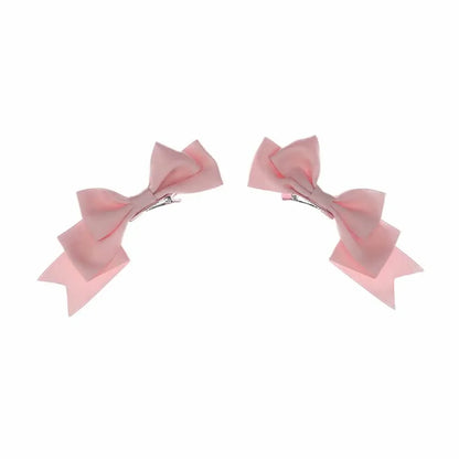 Kawaii Handmade Bow Hairclip Anime Lolita Hairpin Cosplay Headdress JK Uniform Hair Accessory Xmas Gifts