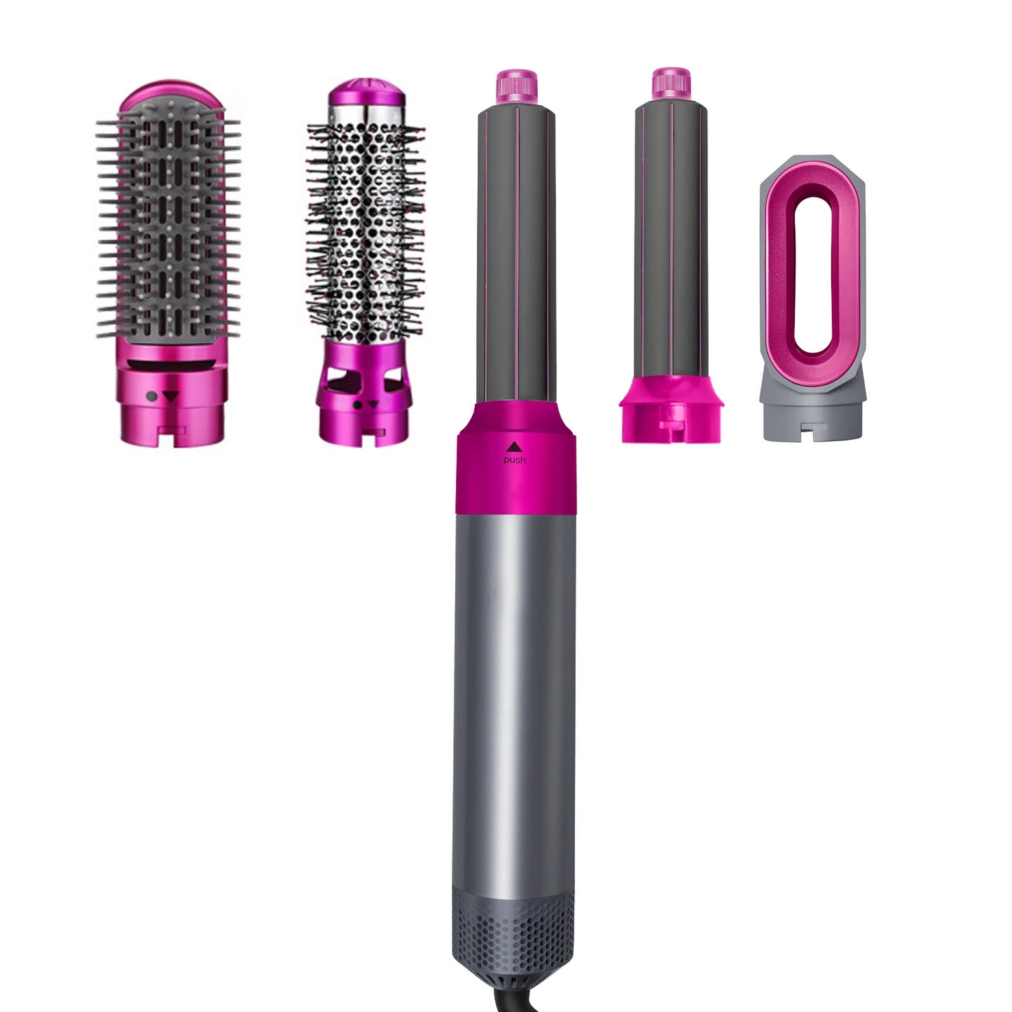 Multifunctional 5 In 1 Hair Straightener Curler Styling Set For Dyson Airwrap Hair Dryer Hair Plate Hot Comb Styling Appliance