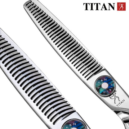 TITAN professional barber scissors hairdressing cutting thinning shear salon hair tool high-end cut scissors 6inch