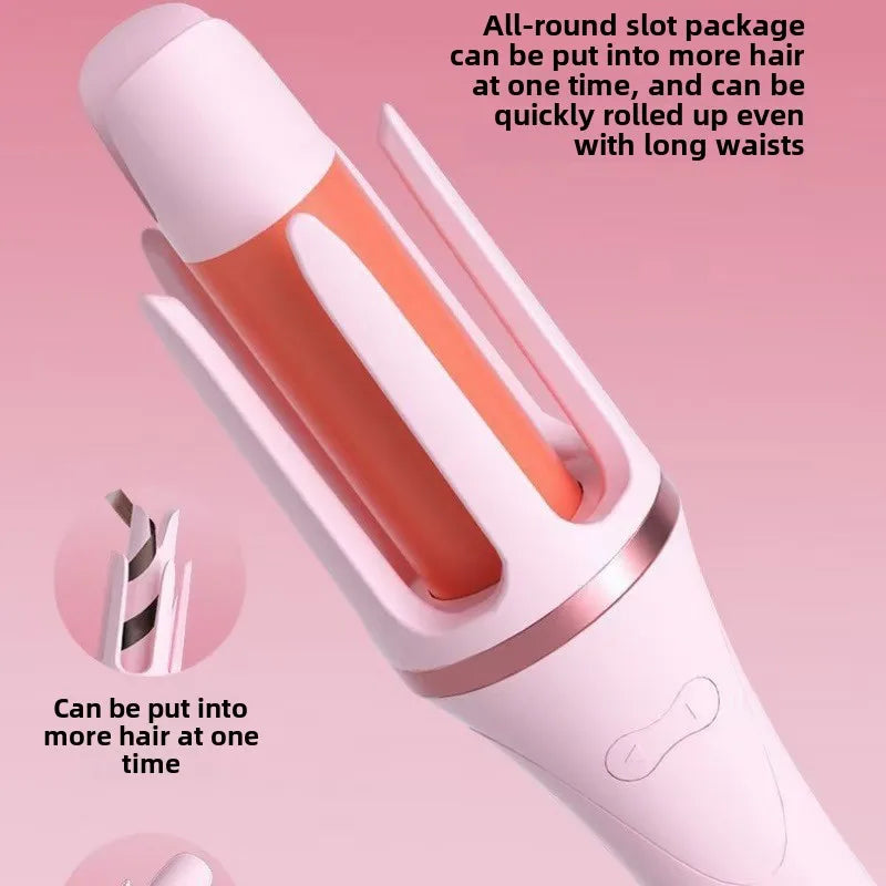Fully Automatic Curling Iron Anti-Tangle Hair Curler with Negative Ions Latest Curling Wand Hair Curler for long-lasting styling