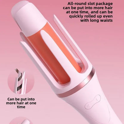 Fully Automatic Curling Iron Anti-Tangle Hair Curler with Negative Ions Latest Curling Wand Hair Curler for long-lasting styling