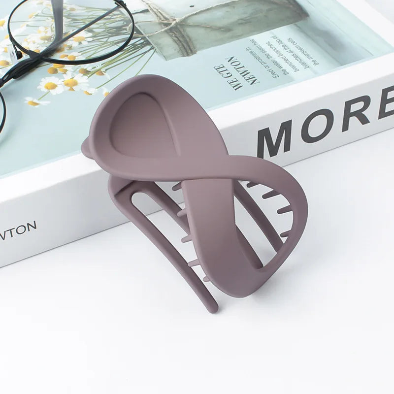 Women Large Hair Clamp Hair Clip Seamless Plastic Duckbill Claw for Women Girls Simple Hairpins Styling Tools Hair Accessories