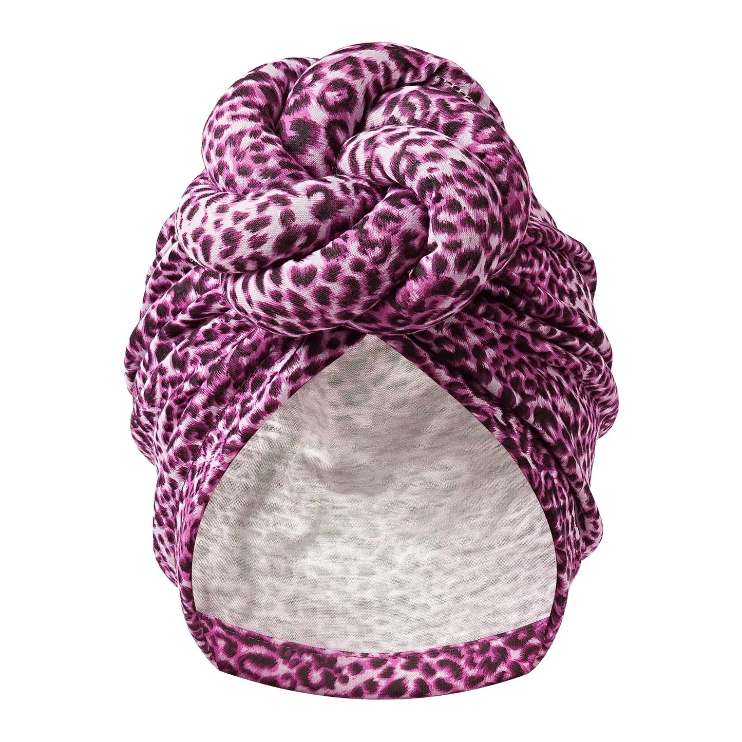 New African Turban for Women Large Flower Stretch Turban Headwrap Beanie Hat Ladies Turbante Mujer Bandanas Chemo Cap Head Cover