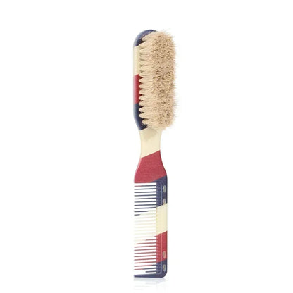 Men's Professional Barber Shaving Beard Brush Removal Neck Dusting Horse Hairbrush Face Mustache Salon Cleaning Styling Tools