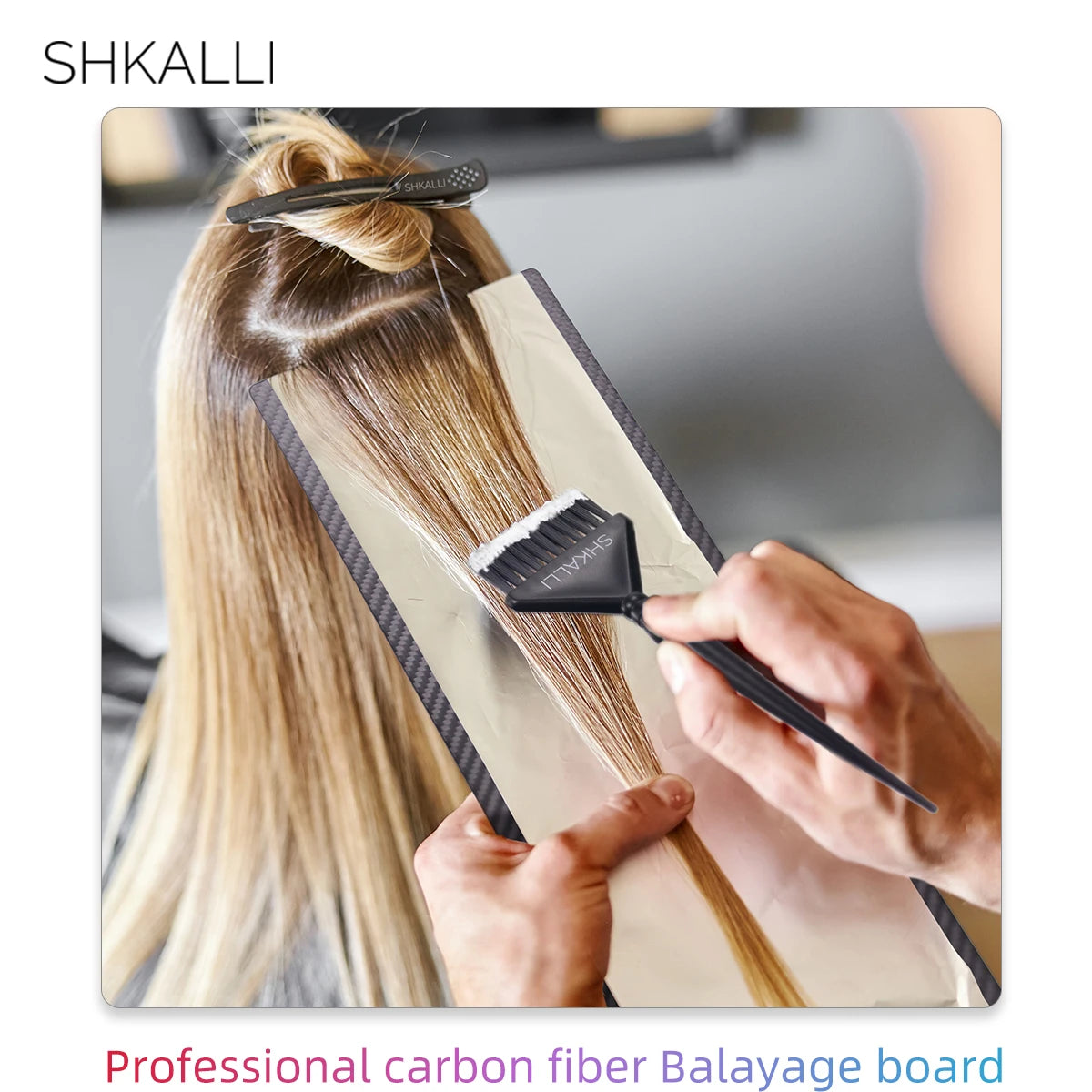 Professional Carbon Fiber Balayage Board for Barber Hairdresser Design Styling Tools Accessories and Hair Coloring Dyeing Board