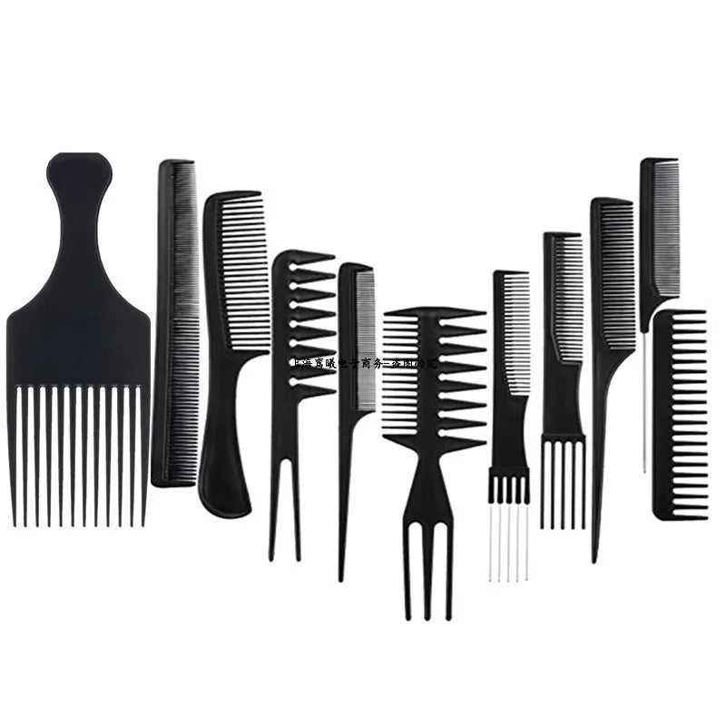New Arrivals Men Women Beauty Salon Hair Styling Hairdressing Black Plastic Brush Combs Anti-static Hairbrush Modelling Tools