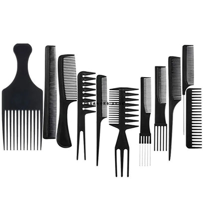 New Arrivals Men Women Beauty Salon Hair Styling Hairdressing Black Plastic Brush Combs Anti-static Hairbrush Modelling Tools