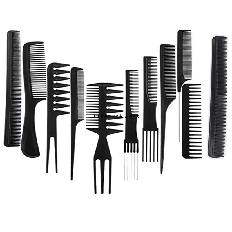 New Arrivals Men Women Beauty Salon Hair Styling Hairdressing Black Plastic Brush Combs Anti-static Hairbrush Modelling Tools
